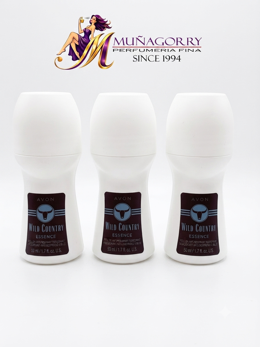 [3] WILD COUNTRY ROLL-ON ANTIPERSPIRANT DEODORANT BY AVON | 1.7 OZ EACH