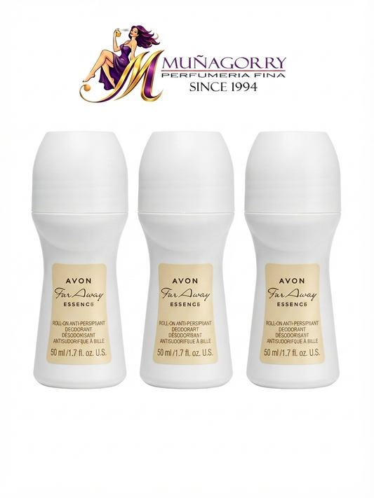 [3] FAR AWAY ROLL-ON ANTIPERSPIRANT DEODORANT BY AVON | 1.7 OZ EACH