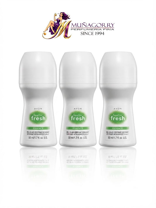 [3] FEELIN' FRESH ROLL-ON ANTIPERSPIRANT DEODORANT BY AVON | 1.7 OZ EACH