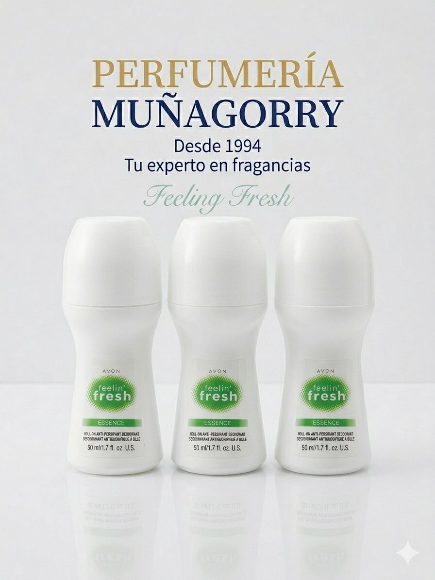 [3] FEELIN' FRESH ROLL-ON ANTIPERSPIRANT DEODORANT BY AVON | 1.7 OZ EACH
