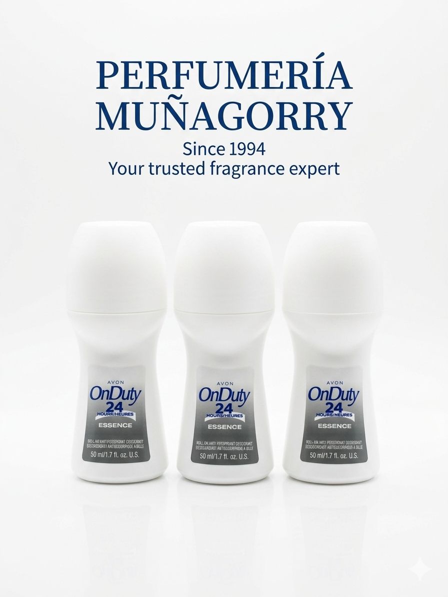 [3] ON DUTY 24 HOURS ESSENCE ROLL-ON ANTIPERSPIRANT DEODORANT BY AVON | 1.7 OZ EACH