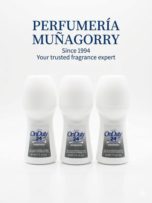 [3] ON DUTY 24 HOURS ESSENCE ROLL-ON ANTIPERSPIRANT DEODORANT BY AVON | 1.7 OZ EACH