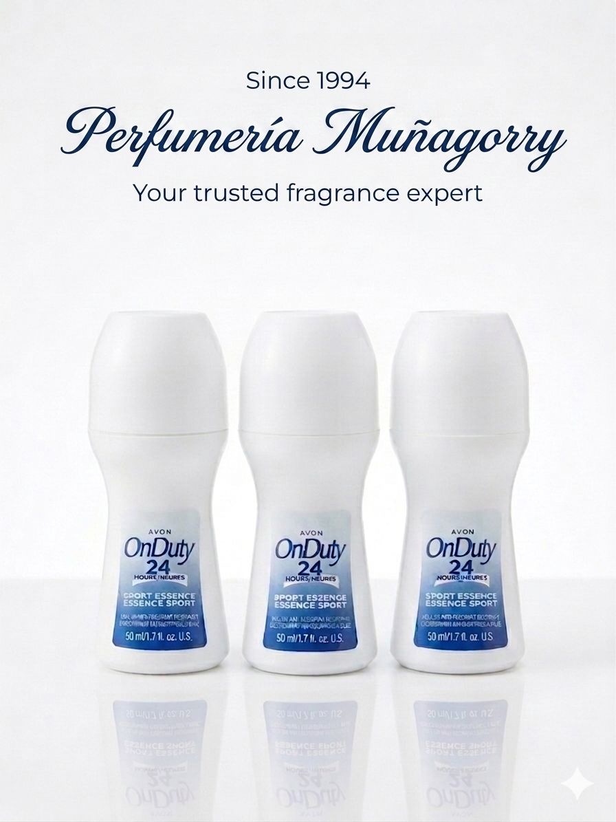 [3] ON DUTY 24 HOURS SPORT ROLL-ON ANTIPERSPIRANT DEODORANT BY AVON | 1.7 OZ EACH