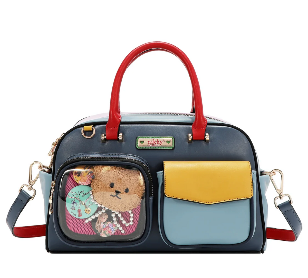 Teddy & Pin Boston Bag  NK13241 Multi