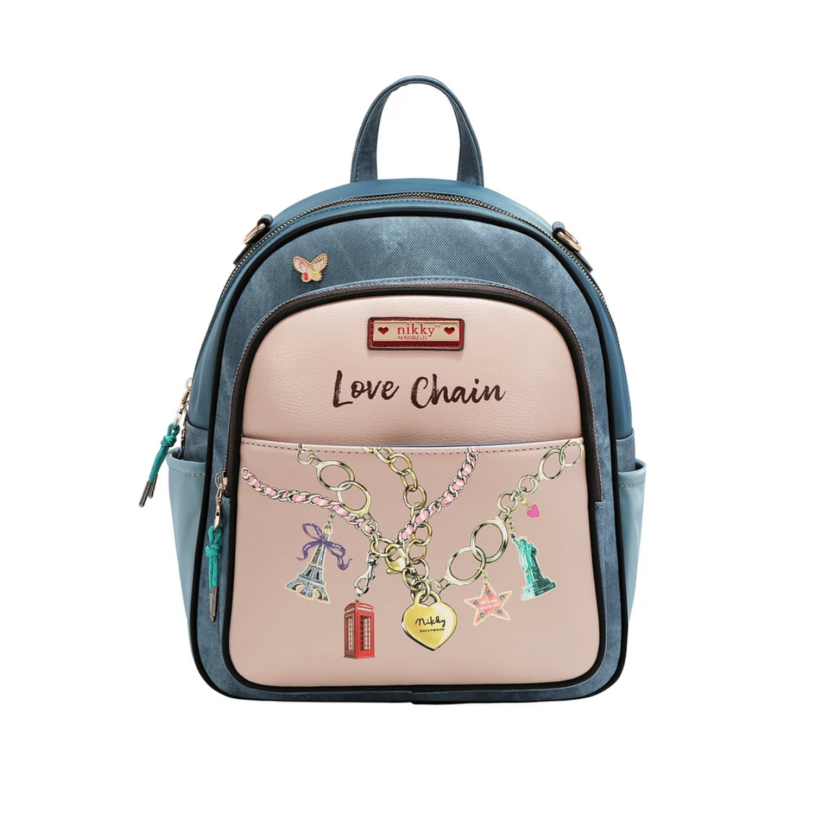 Love Chain 3 pc Set (Backpack, Crossbody, Wallet  NK13250 LOVE CHAIN