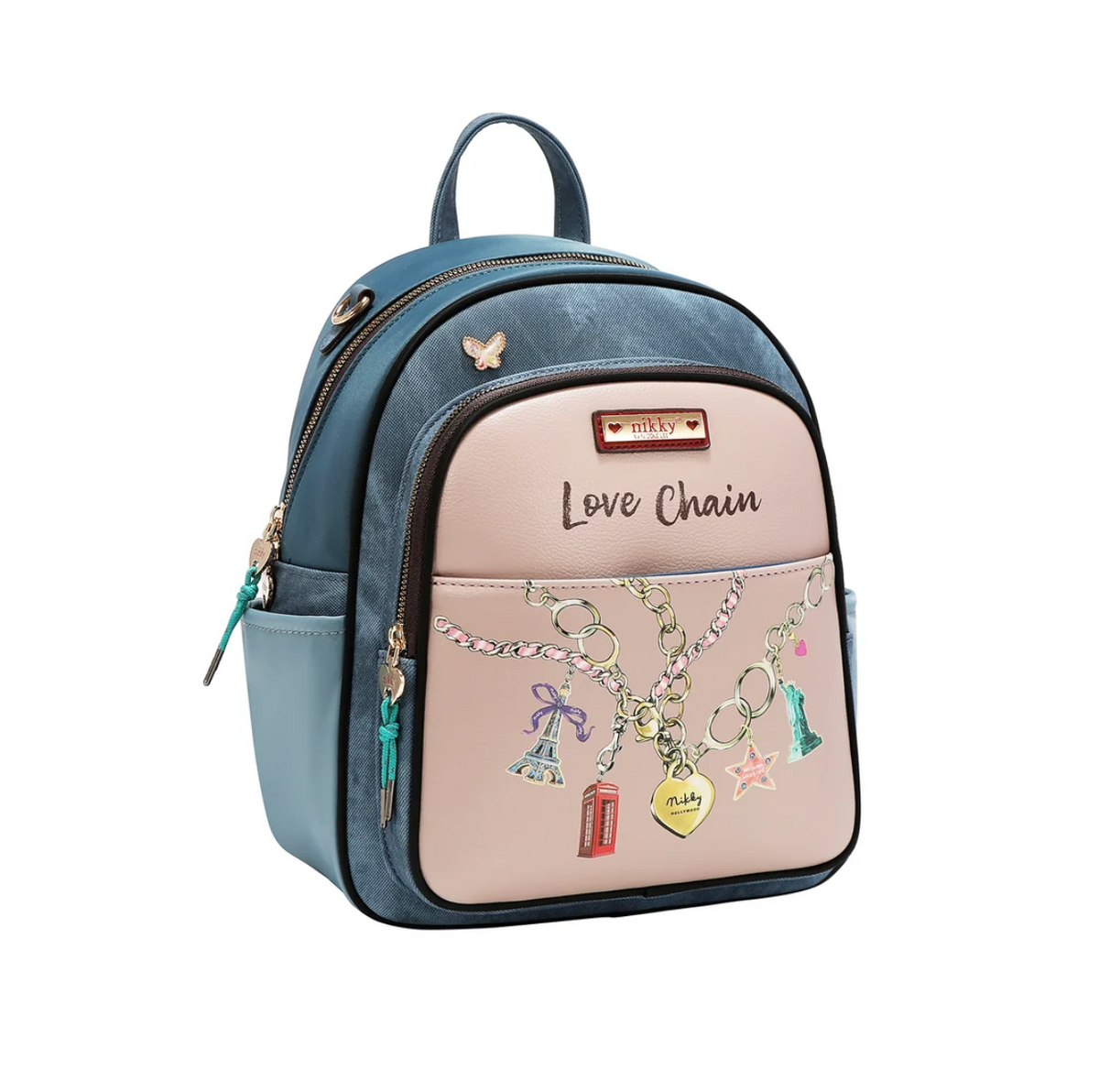 Love Chain 3 pc Set (Backpack, Crossbody, Wallet  NK13250 LOVE CHAIN