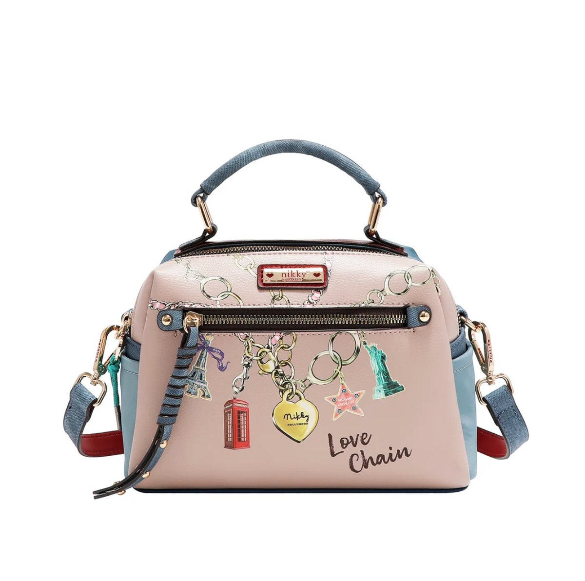 Love Chain 3 pc Set (Backpack, Crossbody, Wallet  NK13250 LOVE CHAIN