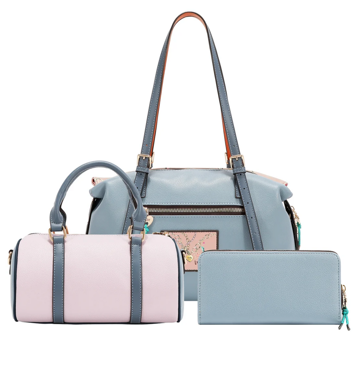 Love Chain 3PC Set (Satchel, Crossbody, Wallet)  NK13248 LOVE CHAIN