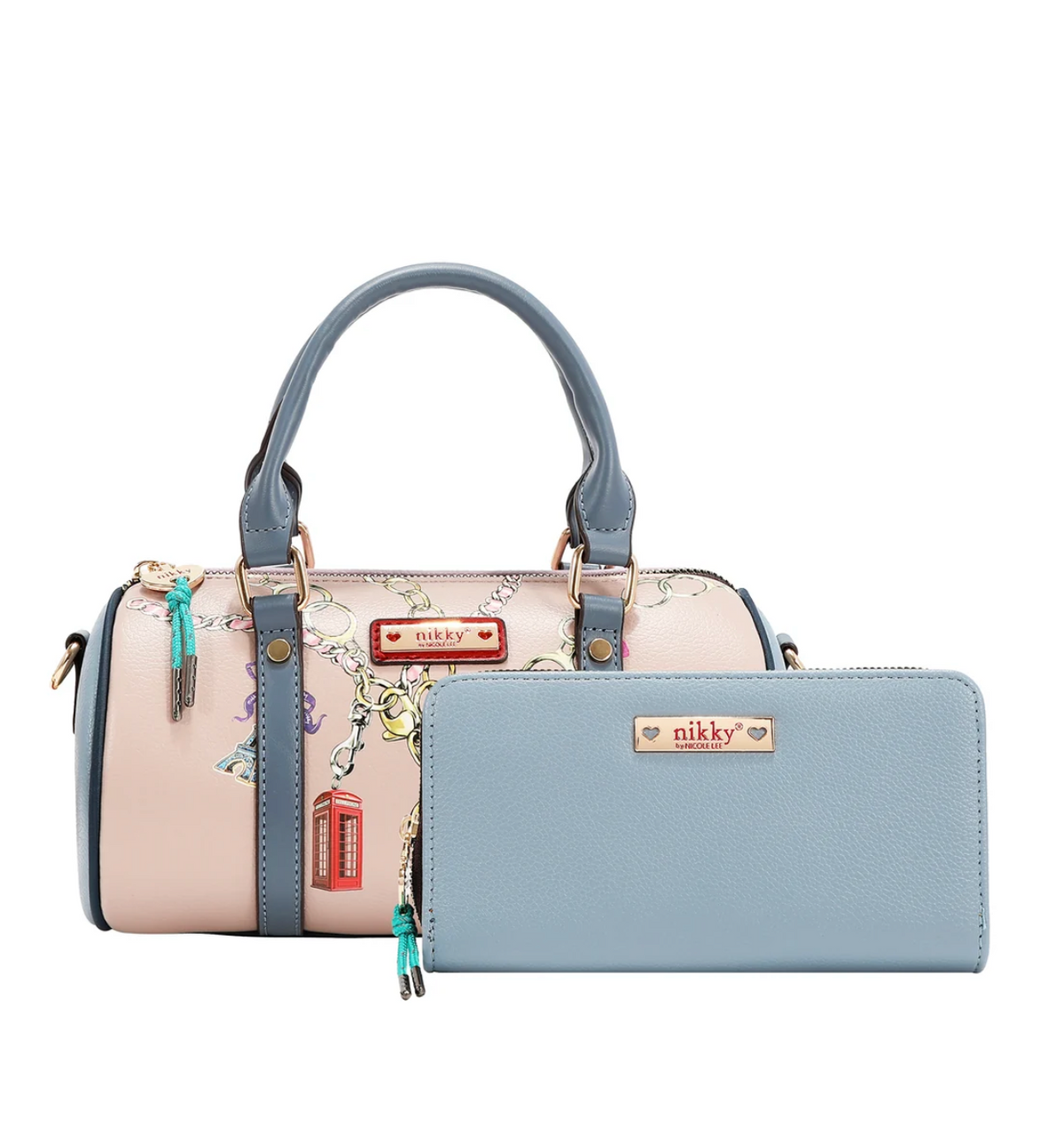 Love Chain 3PC Set (Satchel, Crossbody, Wallet)  NK13248 LOVE CHAIN