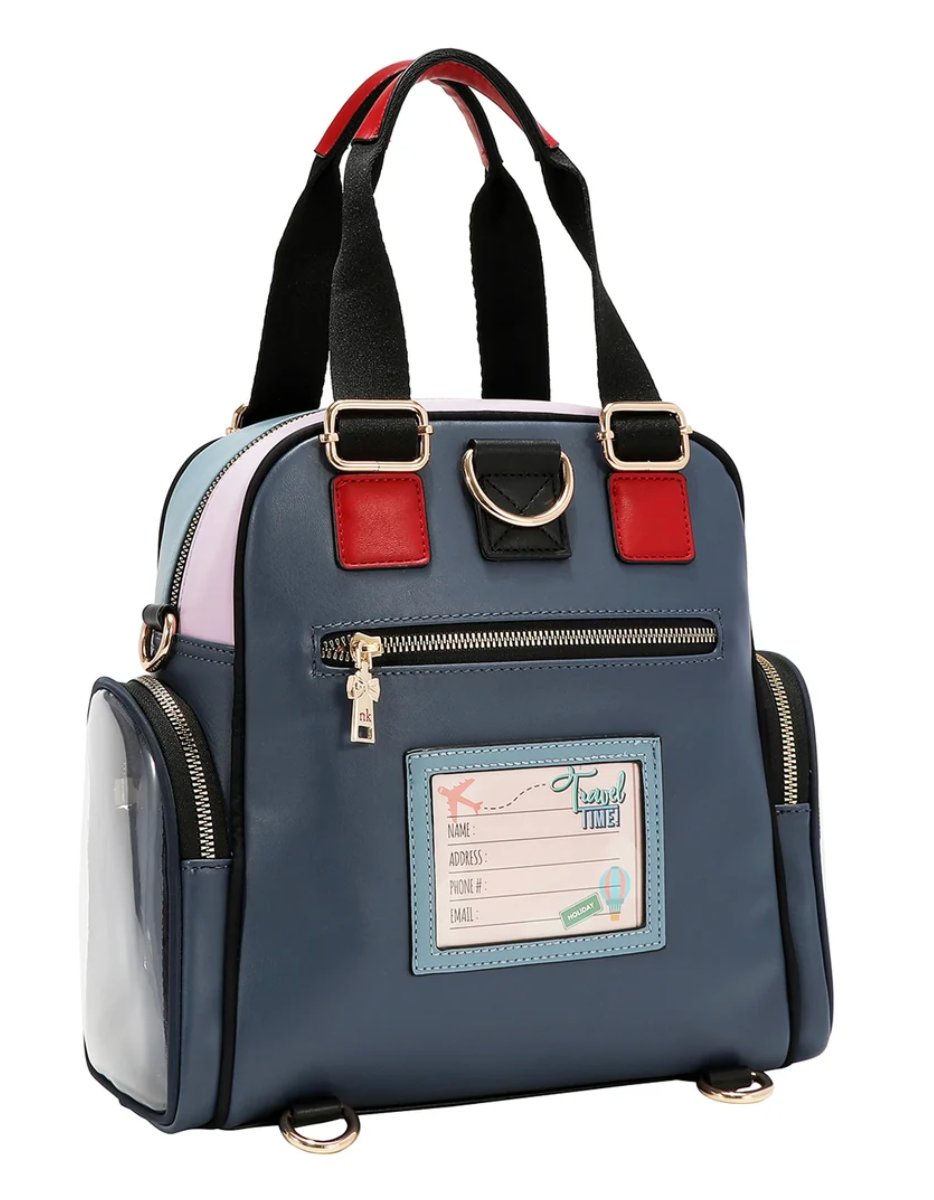 Teddy & Pin Convertible Backpack     NK13242 Multi