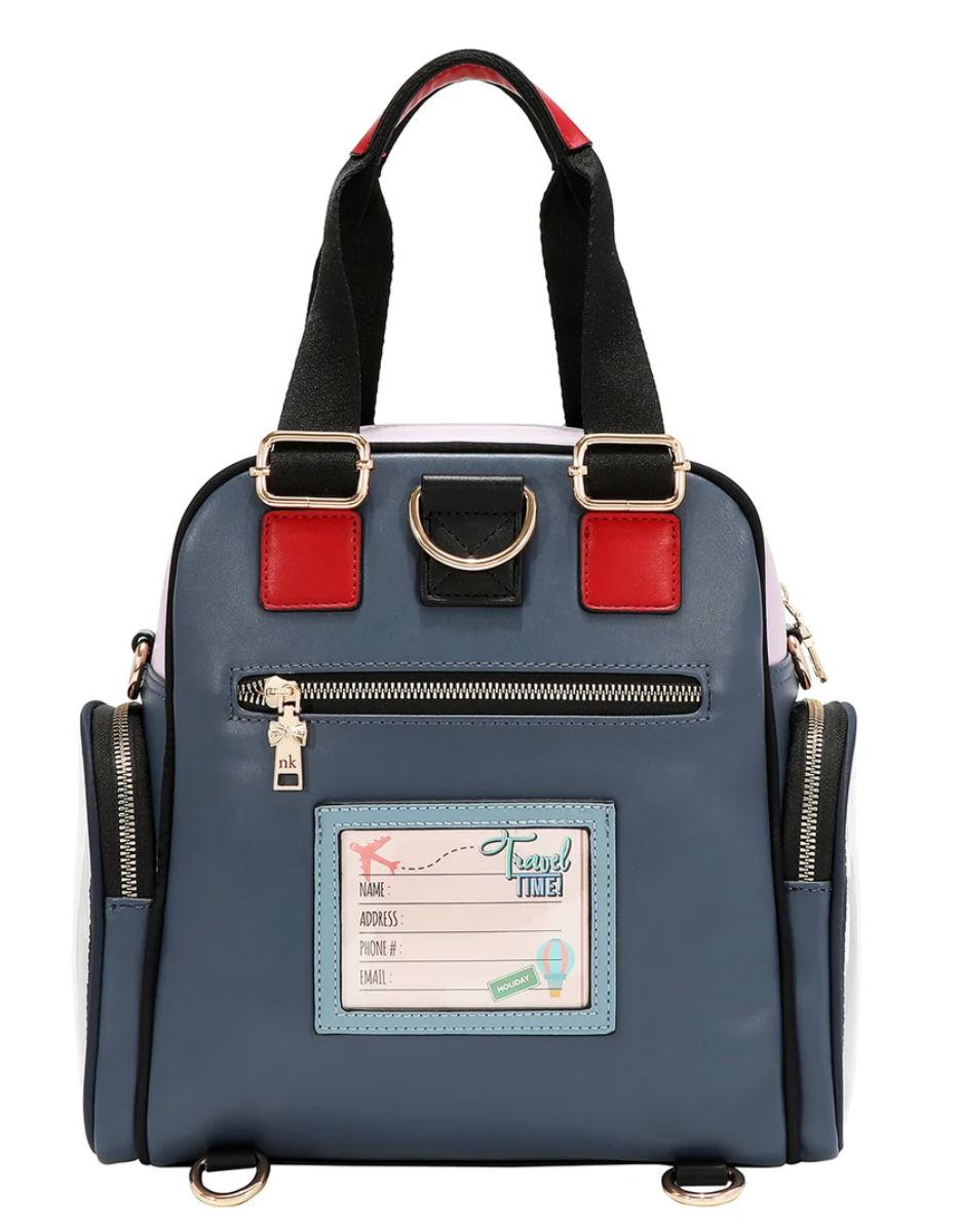 Teddy & Pin Convertible Backpack     NK13242 Multi