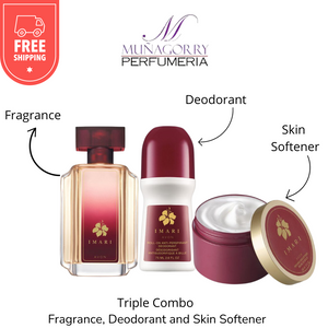 [3] Combo Imari Fragrance 1.7 oz , Deodorant 2.6 oz and Skin Softener 5 oz