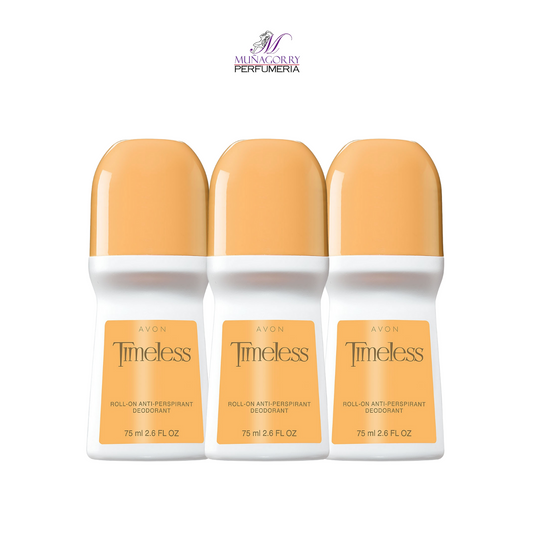 [3] TIMELESS ROLL-ON ANTIPERSPIRANT DEODORANT BY AVON | 2.6OZ EACH