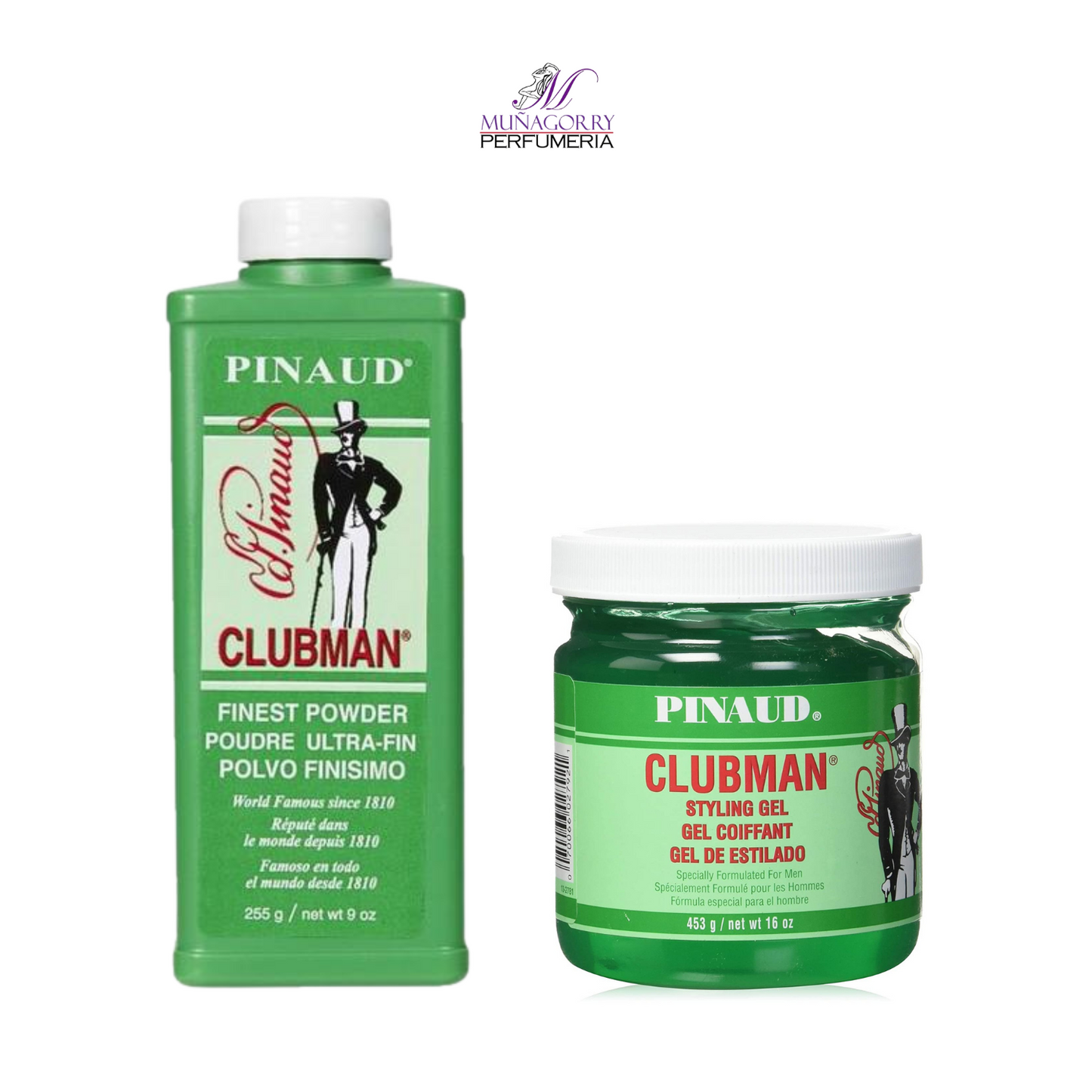 PINAUD CLUBMAN DUO | FINEST POWDER & STYLING GEL