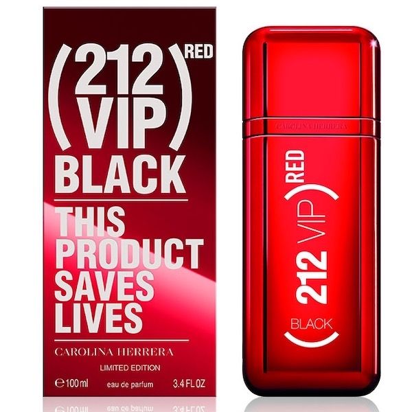 212 VIP BLACK RED BY CAROLINA HERRERA | EDP 3.4 OZ